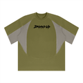 Unisex Color Block Paneling T-Shirt