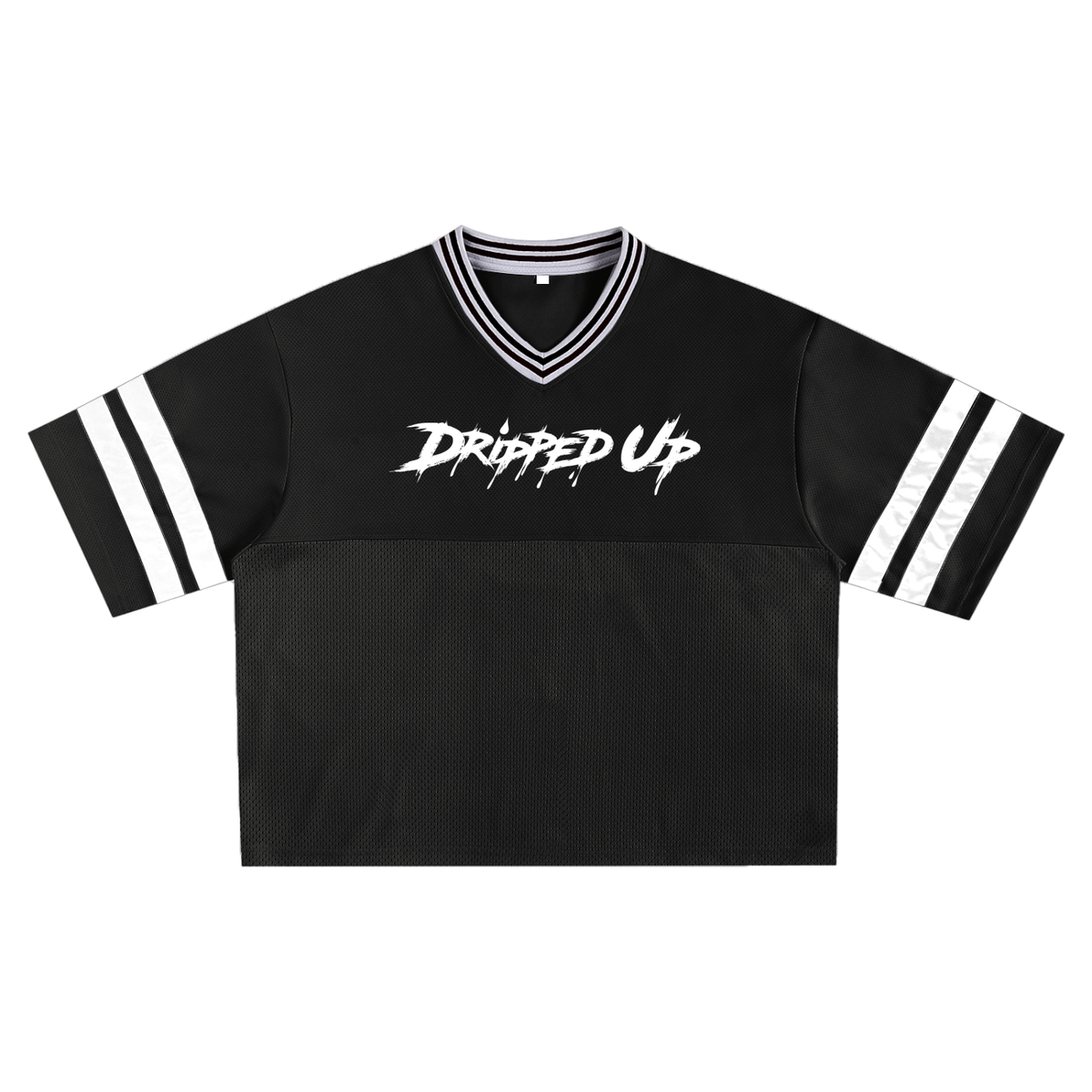 Taped Mesh Boxy T-shirt