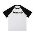 Contrast Raglan Sleeve Mesh T-Shirt