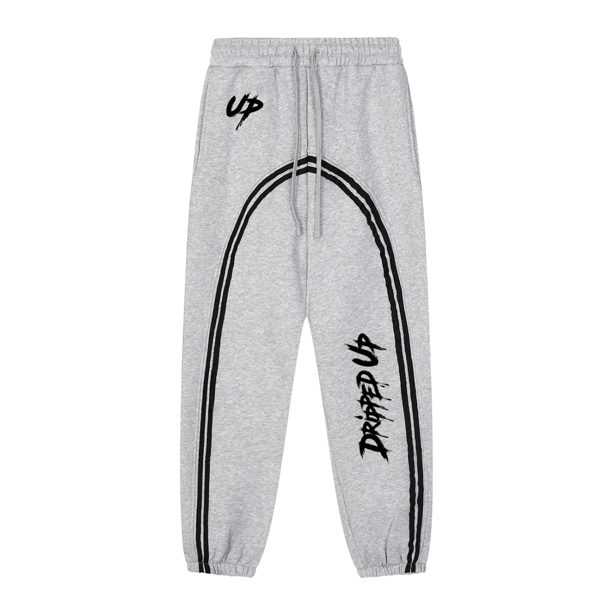 Sun Fade Contrast Tape Fleece Jogged Sweatpants