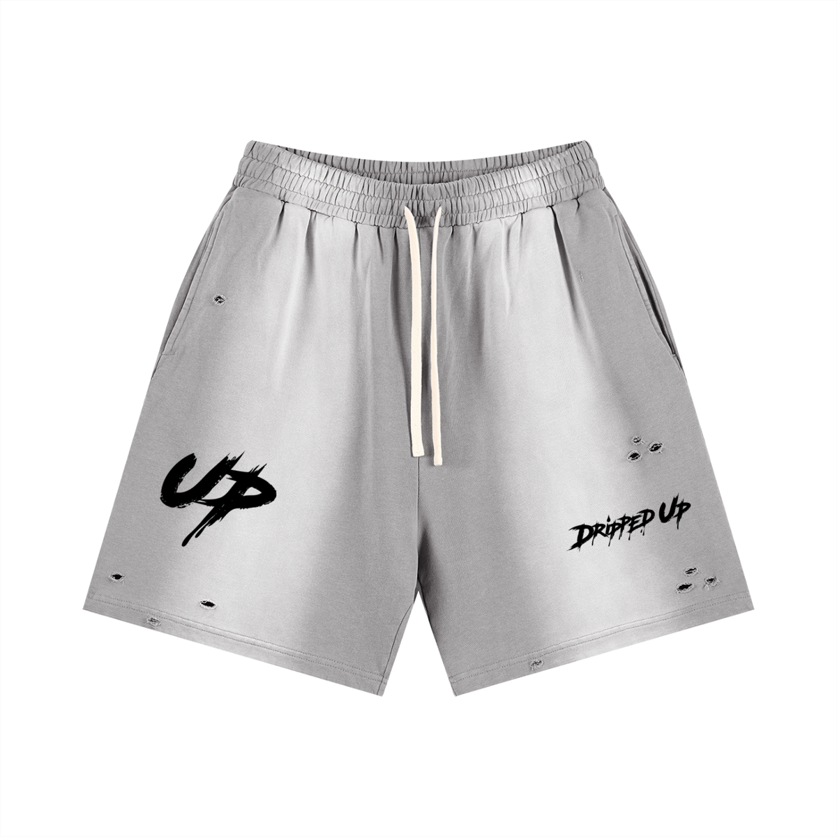 Sun Fade Distressed Shorts