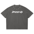 Unisex Washed Boxy Studded T-Shirt