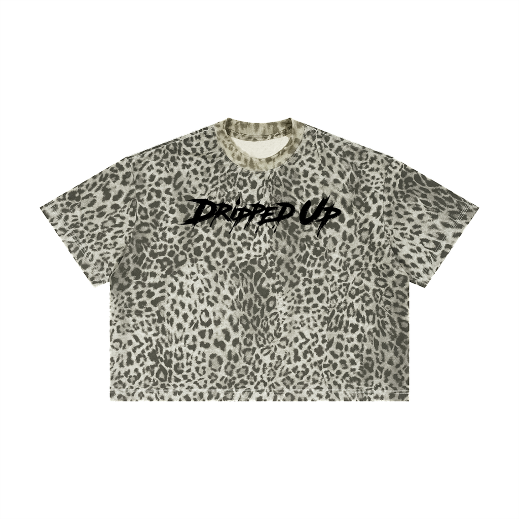 Unisex Leopard Print Boxy T-Shirt