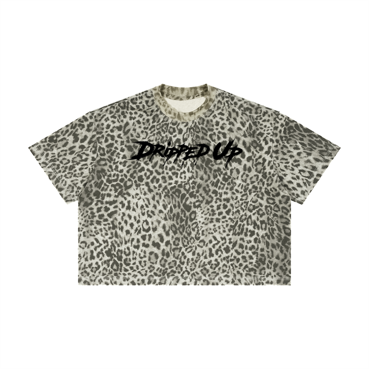 Unisex Leopard Print Boxy T-Shirt