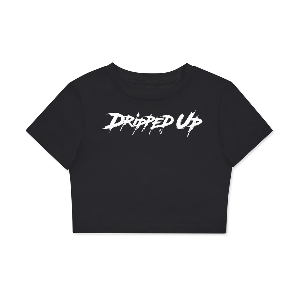 Fitted Crop Cotton T-Shirt