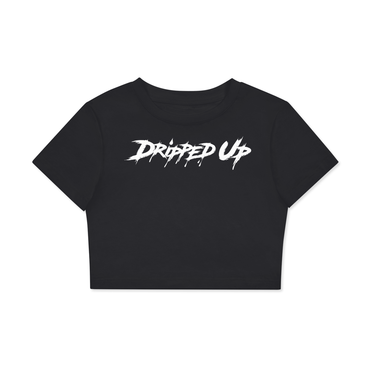 Fitted Crop Cotton T-Shirt