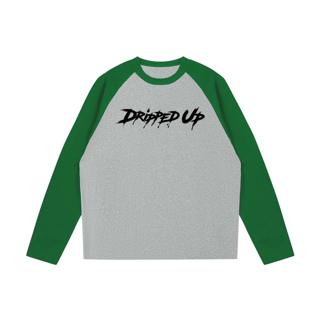 Color-Blocked Raglan Long-Sleeve T-Shirt