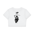 Fitted Crop Cotton T-Shirt