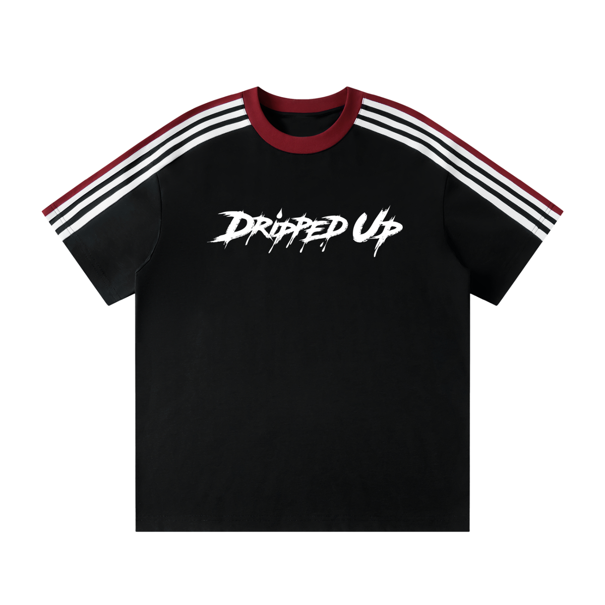Unisex Colorblock Striped T-Shirt