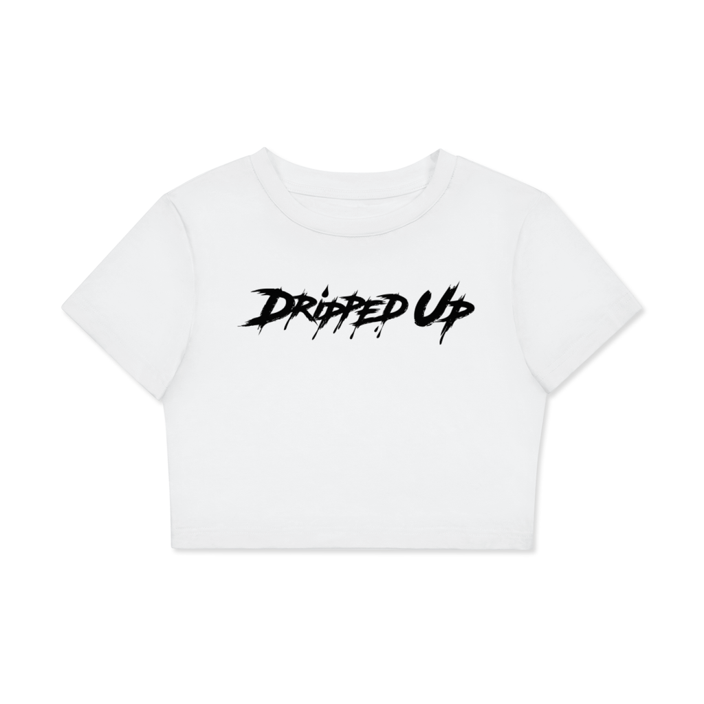 Fitted Crop Cotton T-Shirt