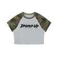 Women’s Camo Raglan Crop T-Shirt